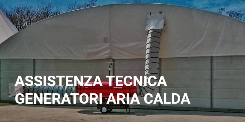 Centro assistenza tecnica di generatori di aria calda