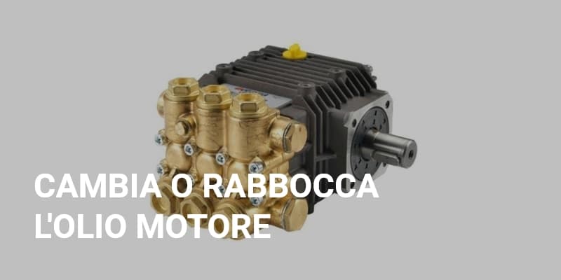 Controlla il livello dell'olio