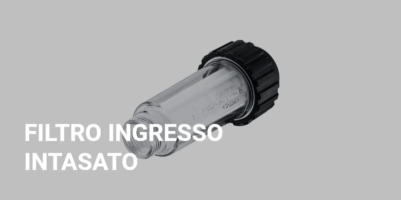 Filtro ingresso intasato