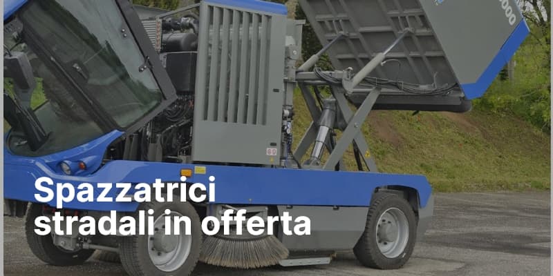 Spazzatrici stradali in offerta