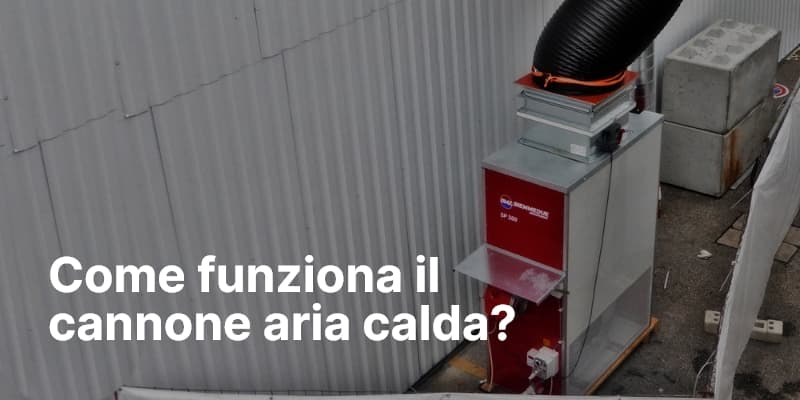 Come funziona il cannone aria calda