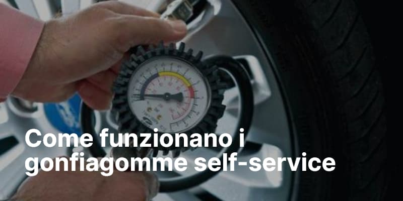 Come funzionano i gonfiagomme self-service
