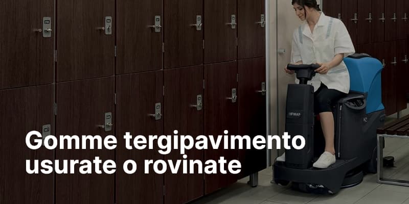 Gomme tergipavimento usurate o rovinate
