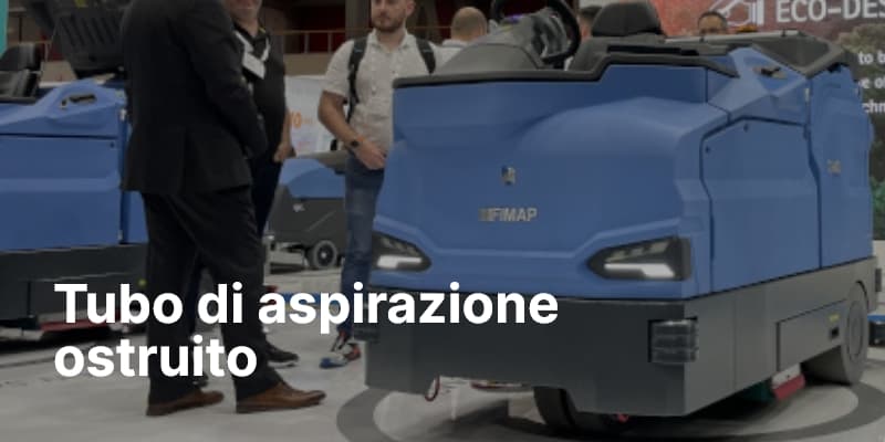 Tubo di aspirazione ostruito