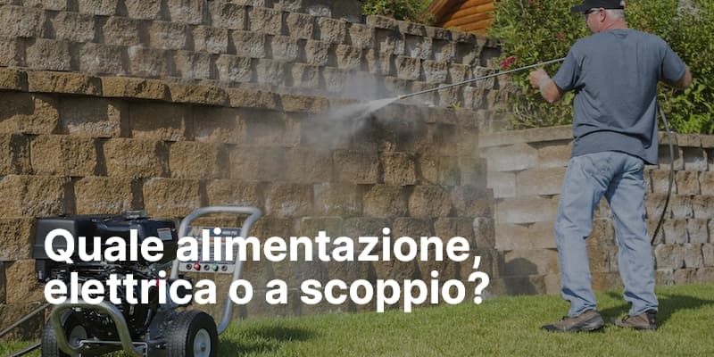 Quale alimentazione, elettrica o a scoppio