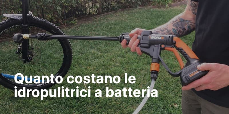 Quanto costano le idropulitrici a batteria