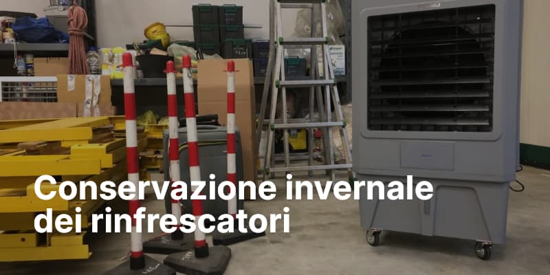 Conservazione invernale dei rinfrescatori