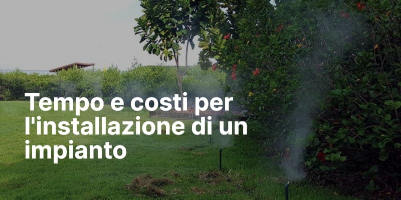 Tempo e costi per l'installazione di un impianto